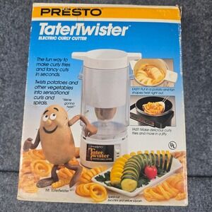 Presto TaterTwister Electric Curly Cutter Vegetable Spiralizer Kitchen Gadget